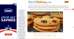 Desktop Screenshot of joyofbaking.com